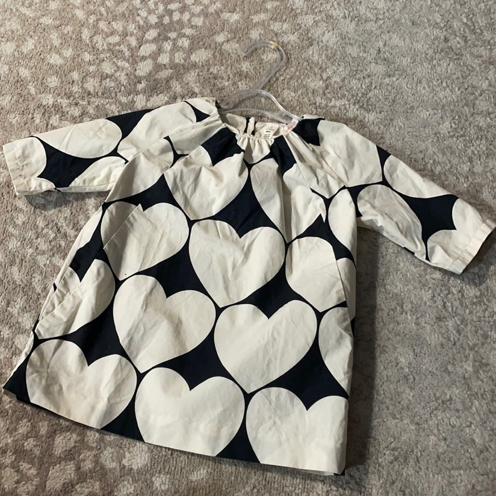 Jcrew baby 18-25m heart dress